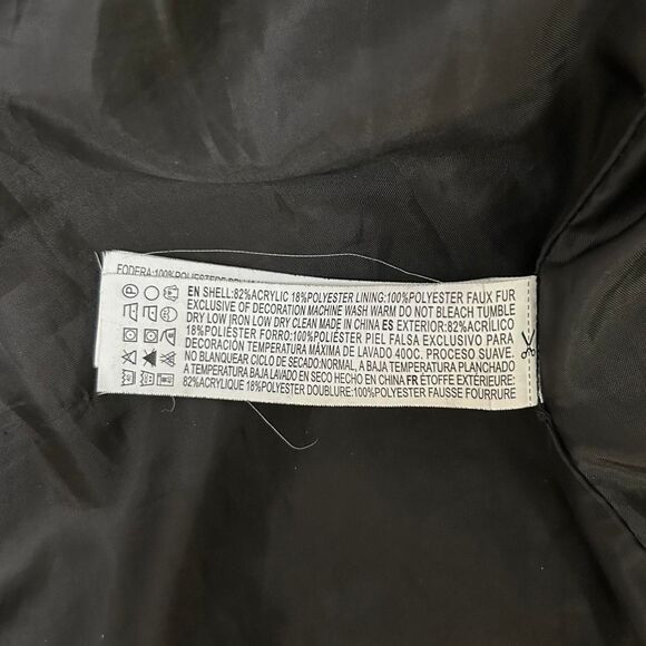 Forever 21 Animal Print Faux Fur Coat - Size M - Picture 8 of 9